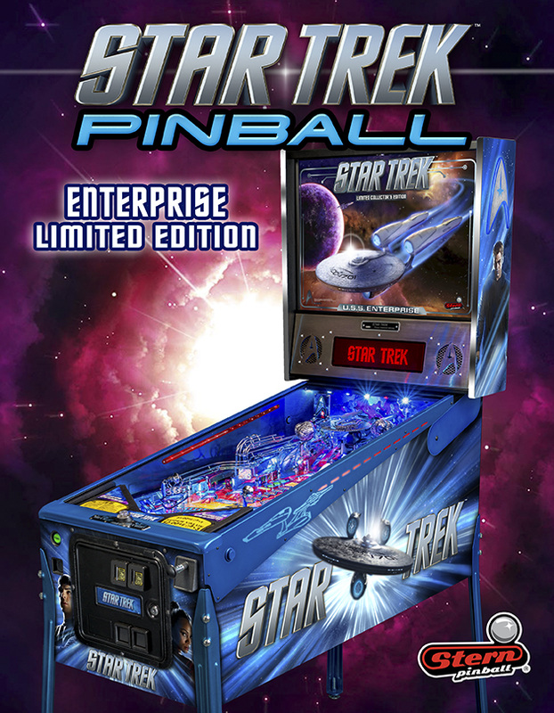 Star Trek Enterprise LE Limted Stern Pinball Game Flyer Brochure Promo Ad 2013 